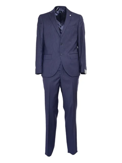 LUIGI BIANCHI MANTOVA pinstripe wool suit