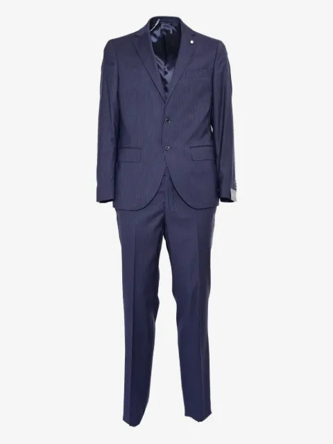 LUIGI BIANCHI MANTOVA pinstripe wool suit