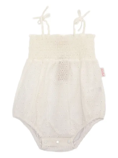 MC2 Saint Barth Kids eyelet-embroidered smocked bodie