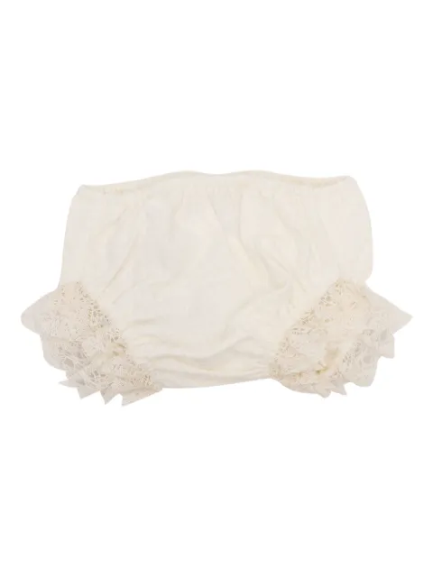 Paz Rodriguez lace-trimmed ruffled bloomers