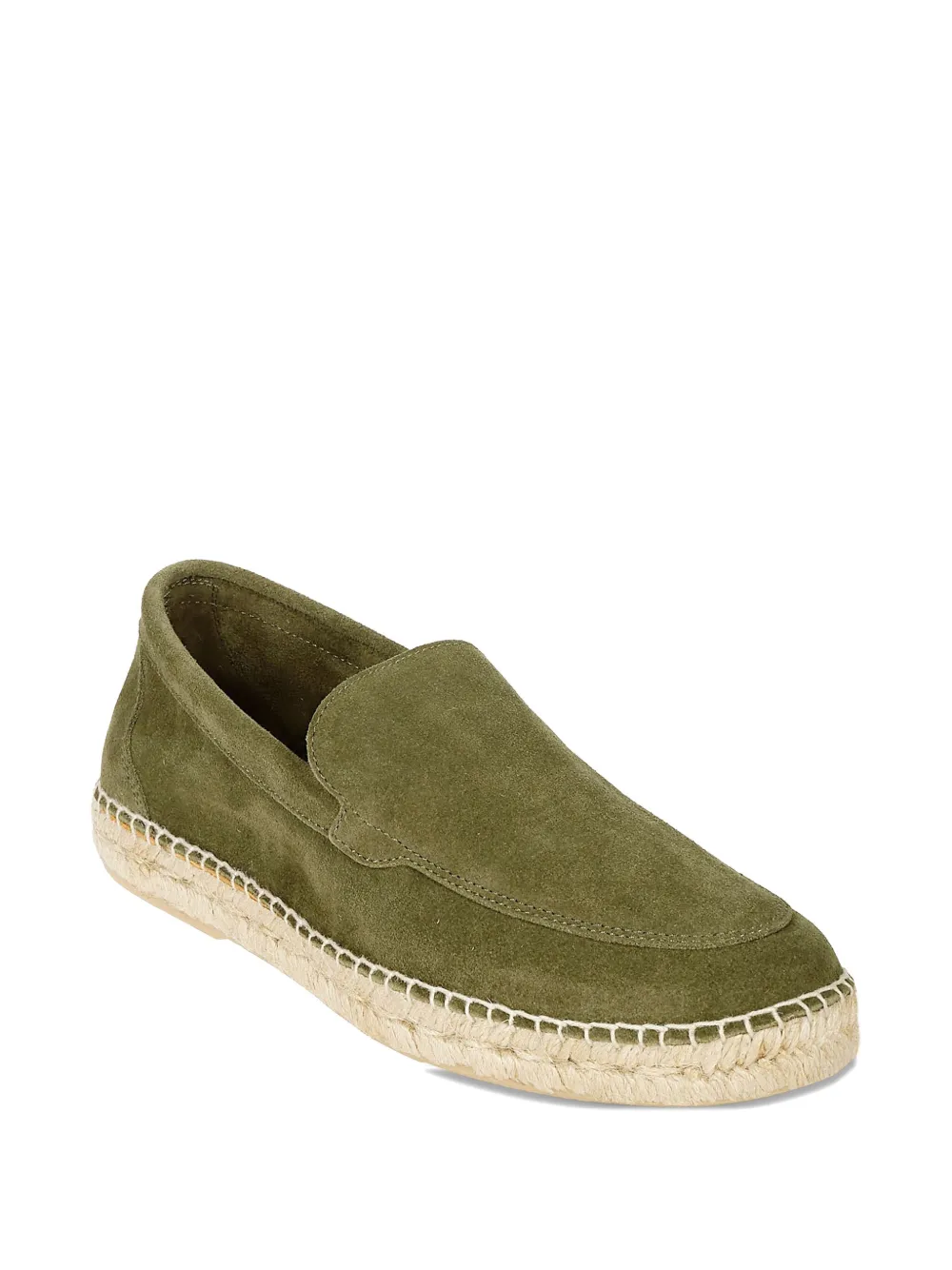 ABARCA Suède loafers - Groen