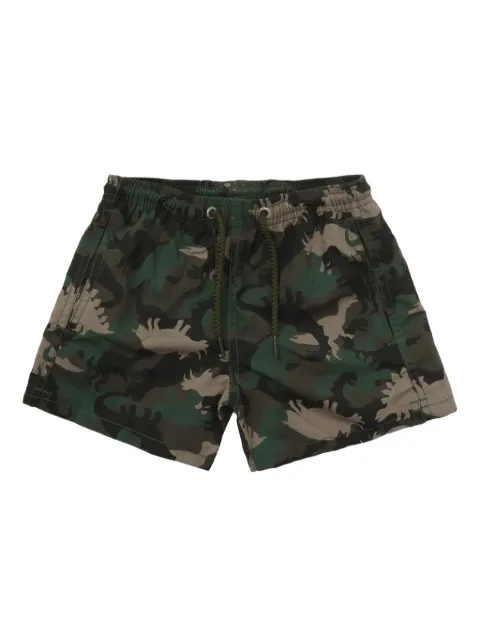MC2 Saint Barth Kids Badeshorts mit Dino-Camouflagemuster