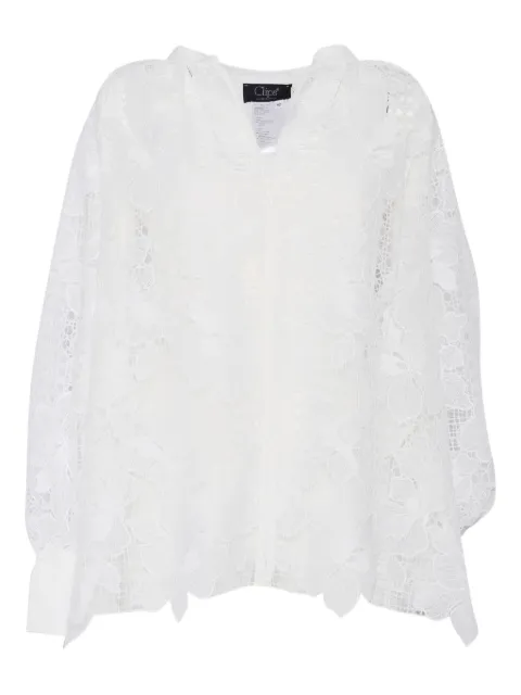 Clips floral lace blouse