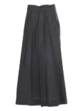Lorena Antoniazzi pleated belted midi skirt - Black