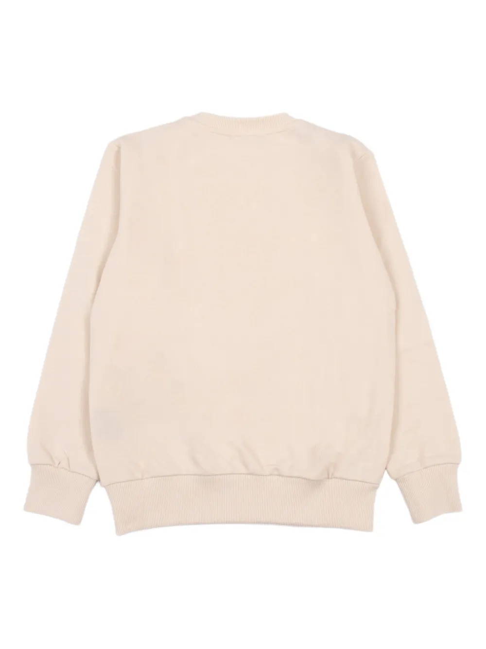 Balmain Kids embroidered logo sweatshirt Roze