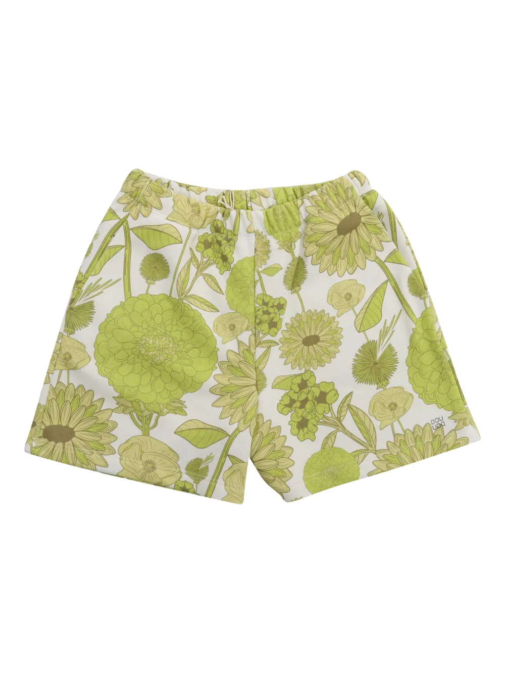 Douuod Kids Shorts con vita elasticizzata - Verde