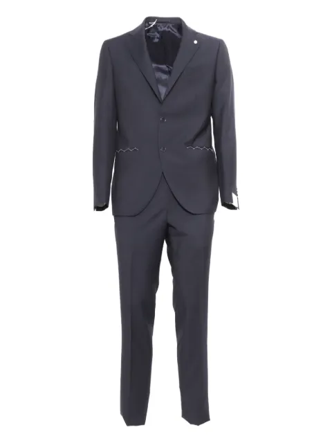 LUIGI BIANCHI MANTOVA scalloped-detail suit