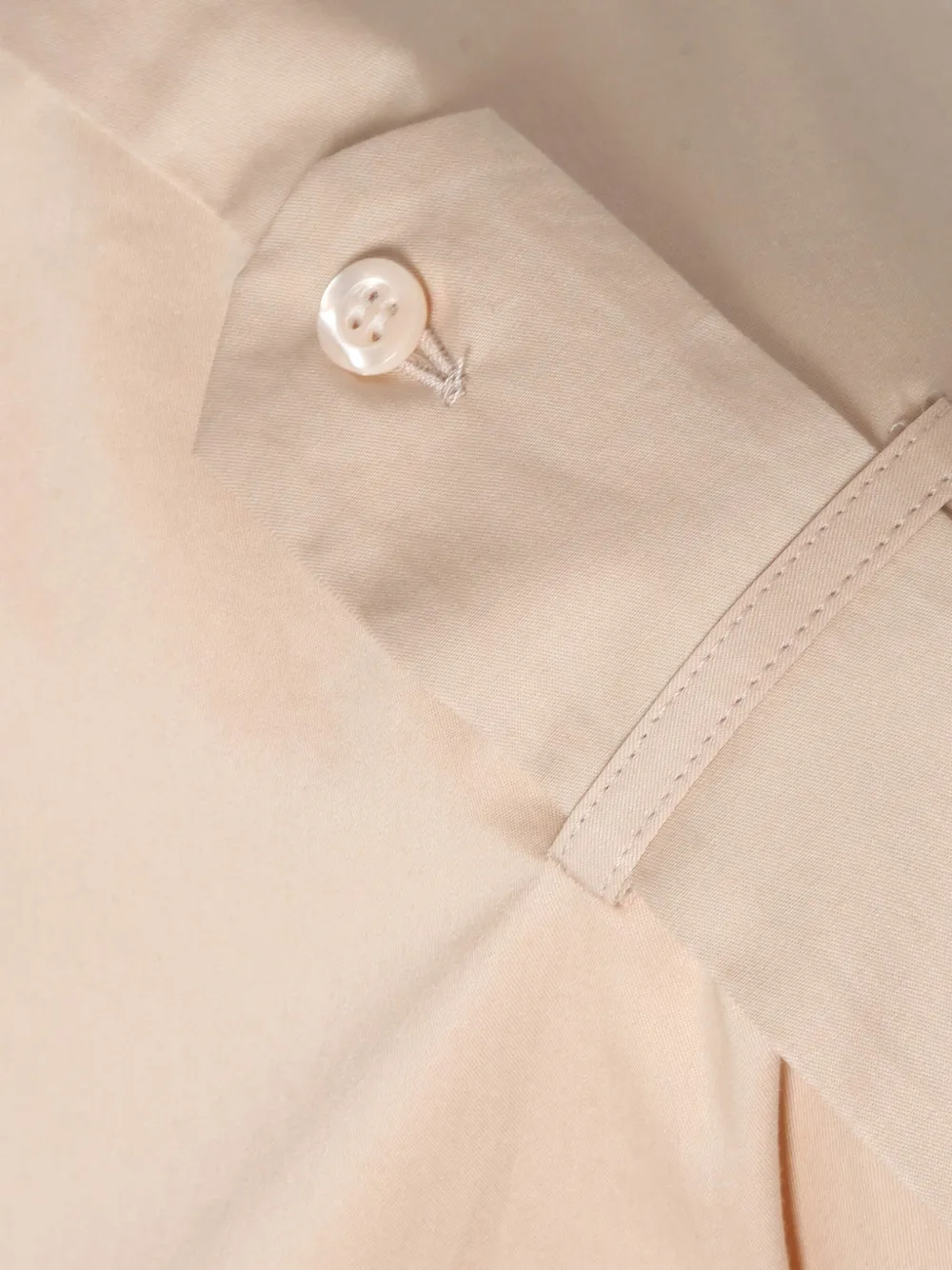 Peserico Blouse met opgestikte zak Beige