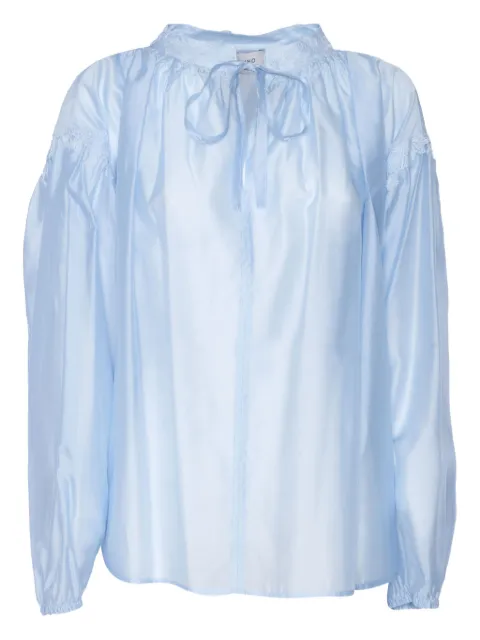 Ermanno Scervino lace-trimmed blouse
