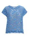 P.A.R.O.S.H. floral-lace top - Blue
