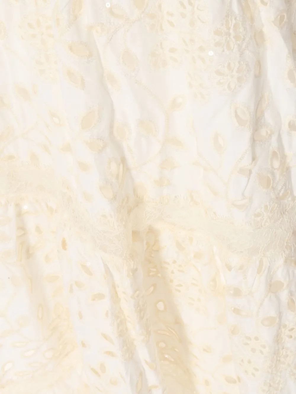 Ermanno Scervino Tiered Maxi Dress In Neutral