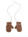 MC2 Saint Barth Kids Muffy faux-fur mittens - Brown