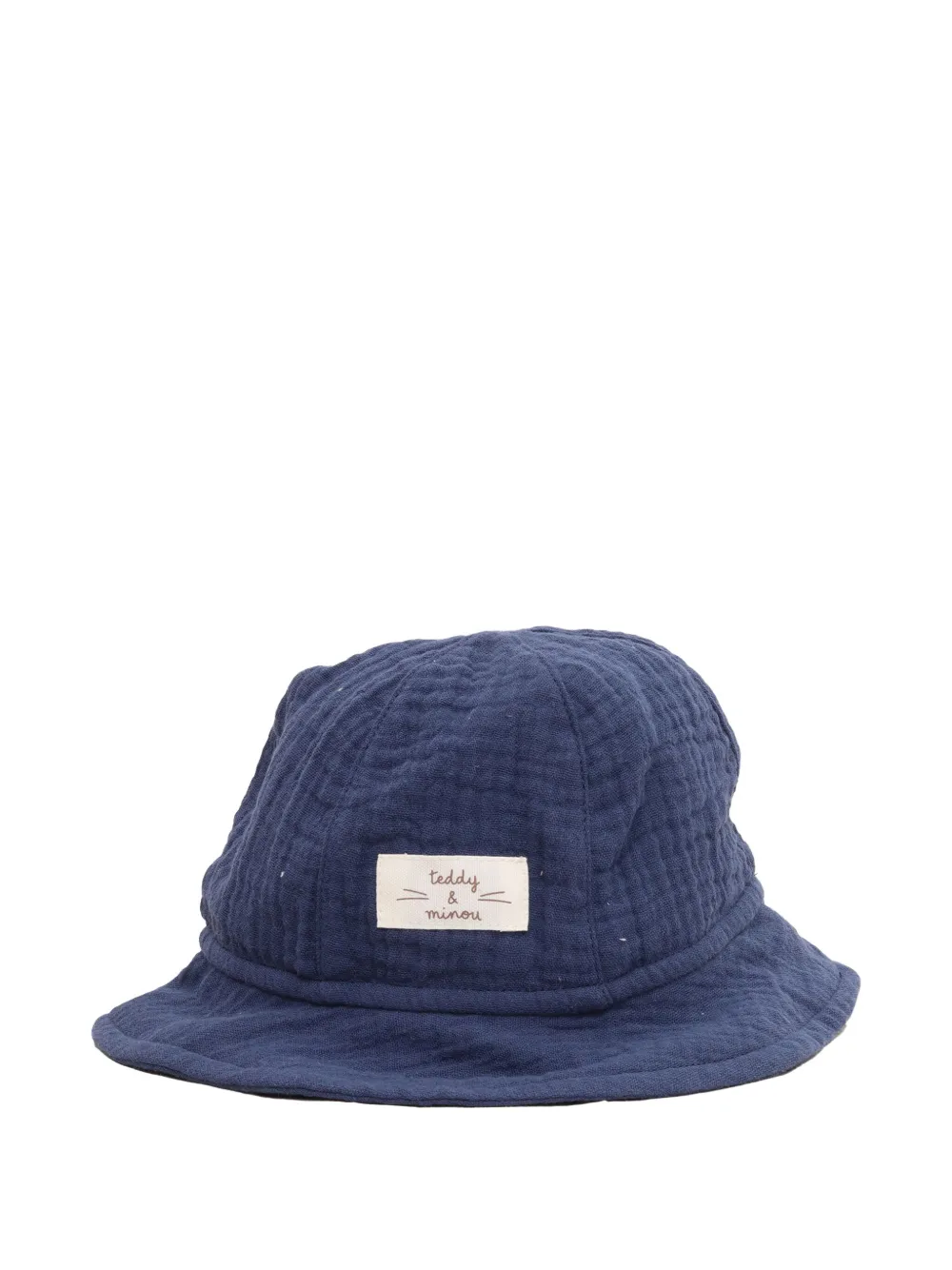 TEDDY & MINOU cotton bucket hat Blauw