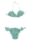 MC2 Saint Barth Kids ruffled bikini - Green