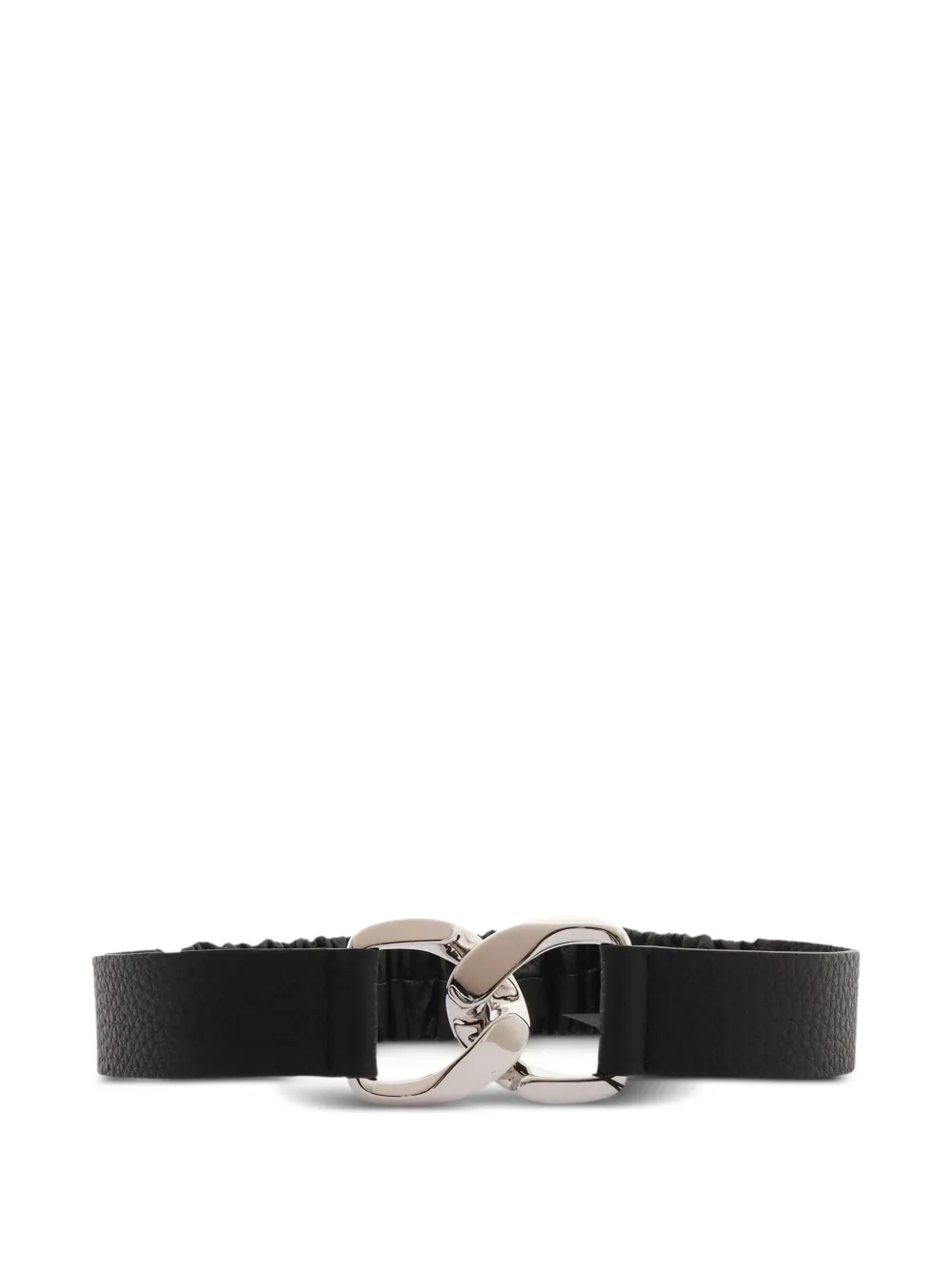 elasticated chain-buckle belt