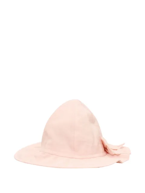 Il Gufo bow-embellished sun hat
