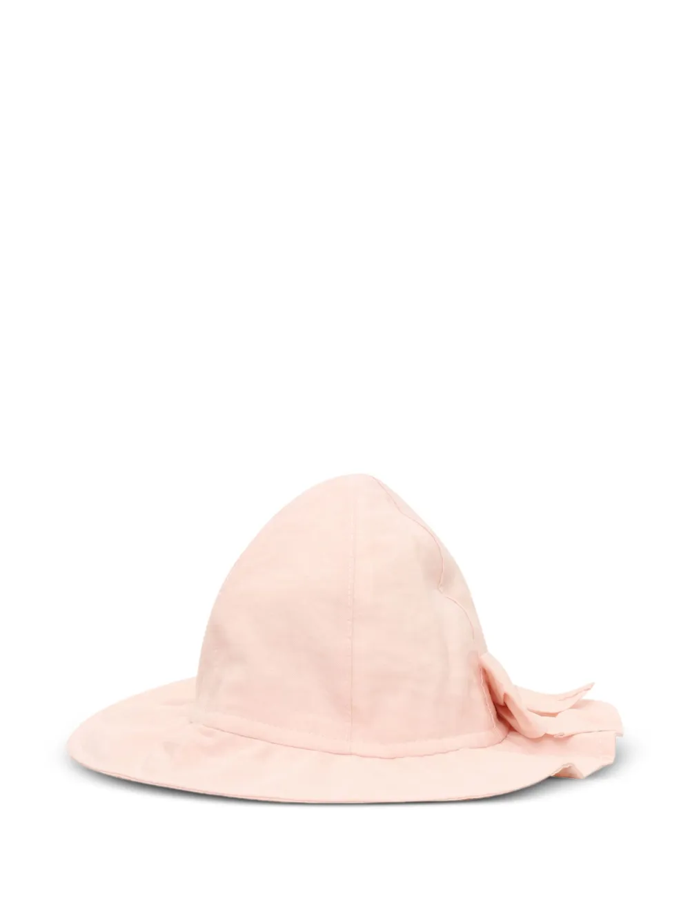 Il Gufo Bow-embellished Sun Hat In Pink