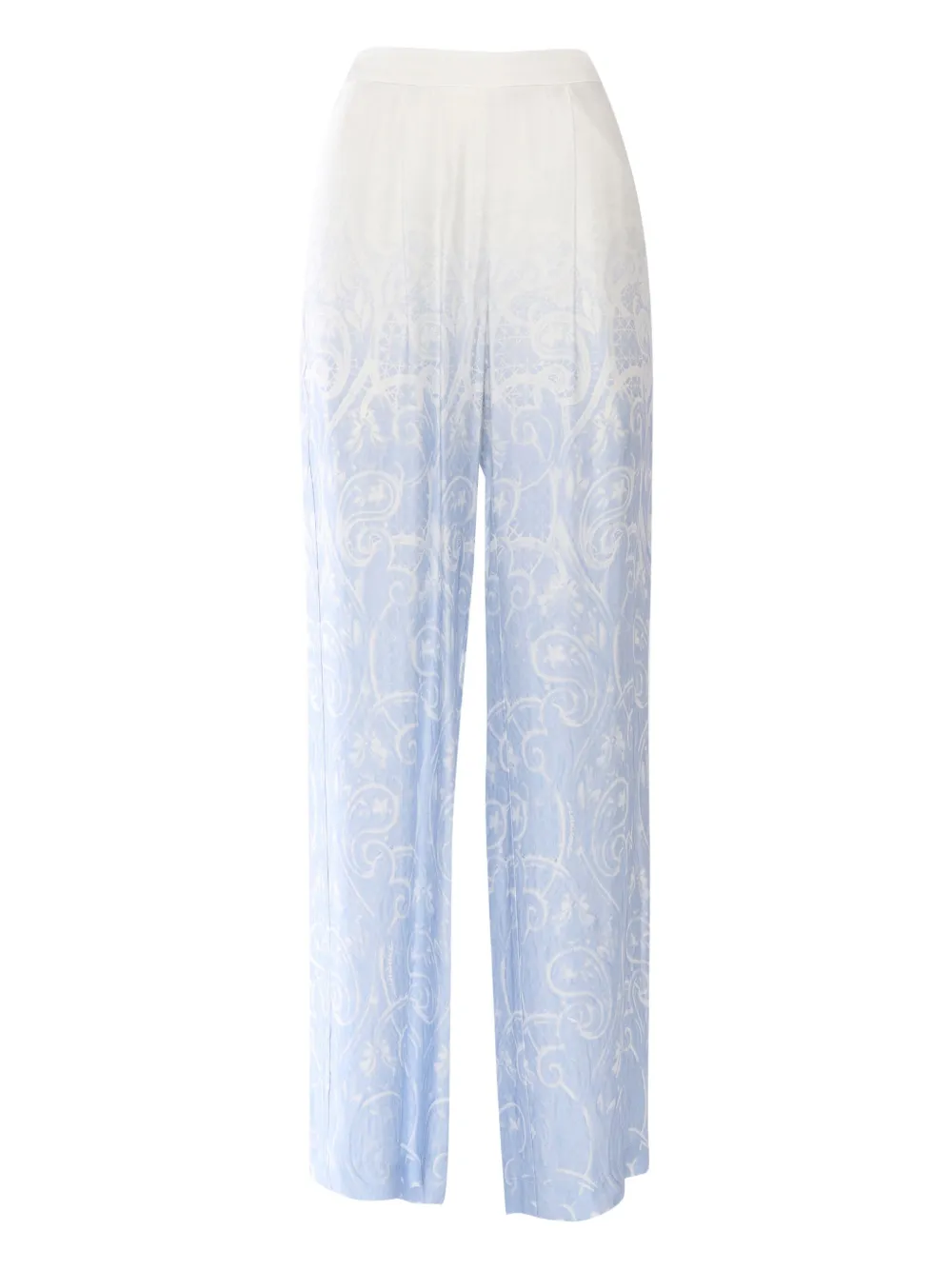 Ermanno Scervino paisley-print trousers Blauw