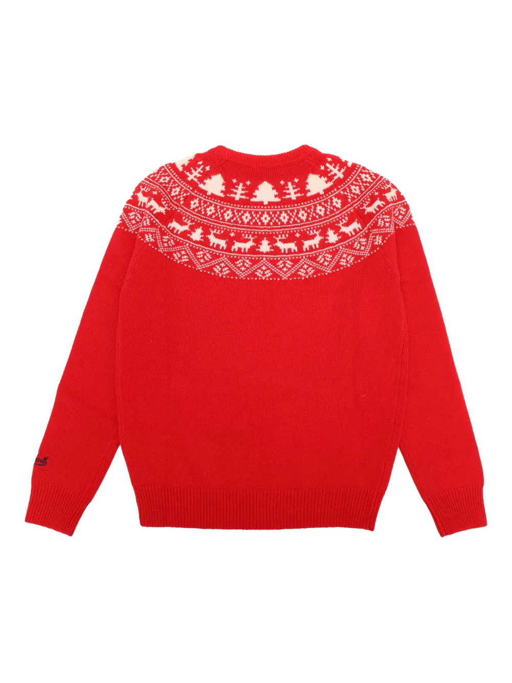 MC2 Saint Barth Kids Douglas trui met ronde hals Rood