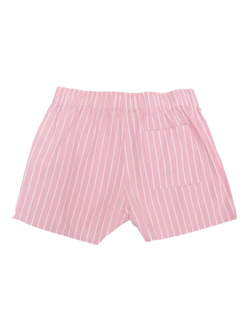 MC2 Saint Barth Kids logo-patch striped shorts | Girls Casual Shorts | Image 2