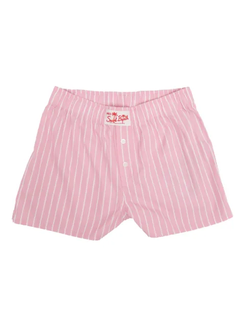 MC2 Saint Barth Kids bermudas con parche del logo