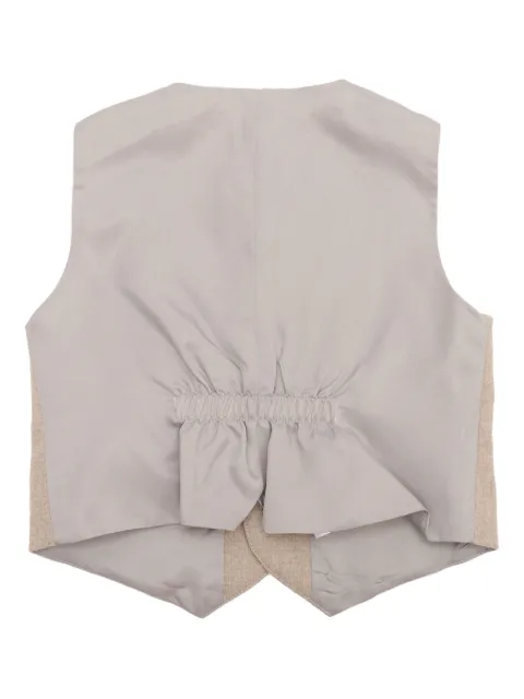 Il Gufo button-fastening waistcoat