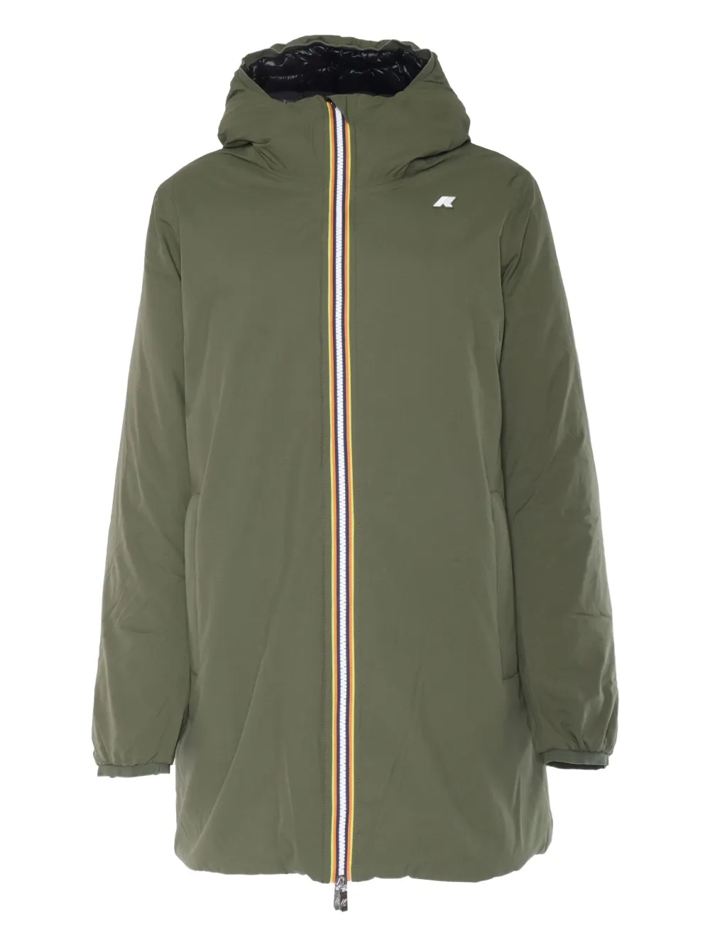 K-Way Sophie quilted double-layer parka | Green | Image 1
