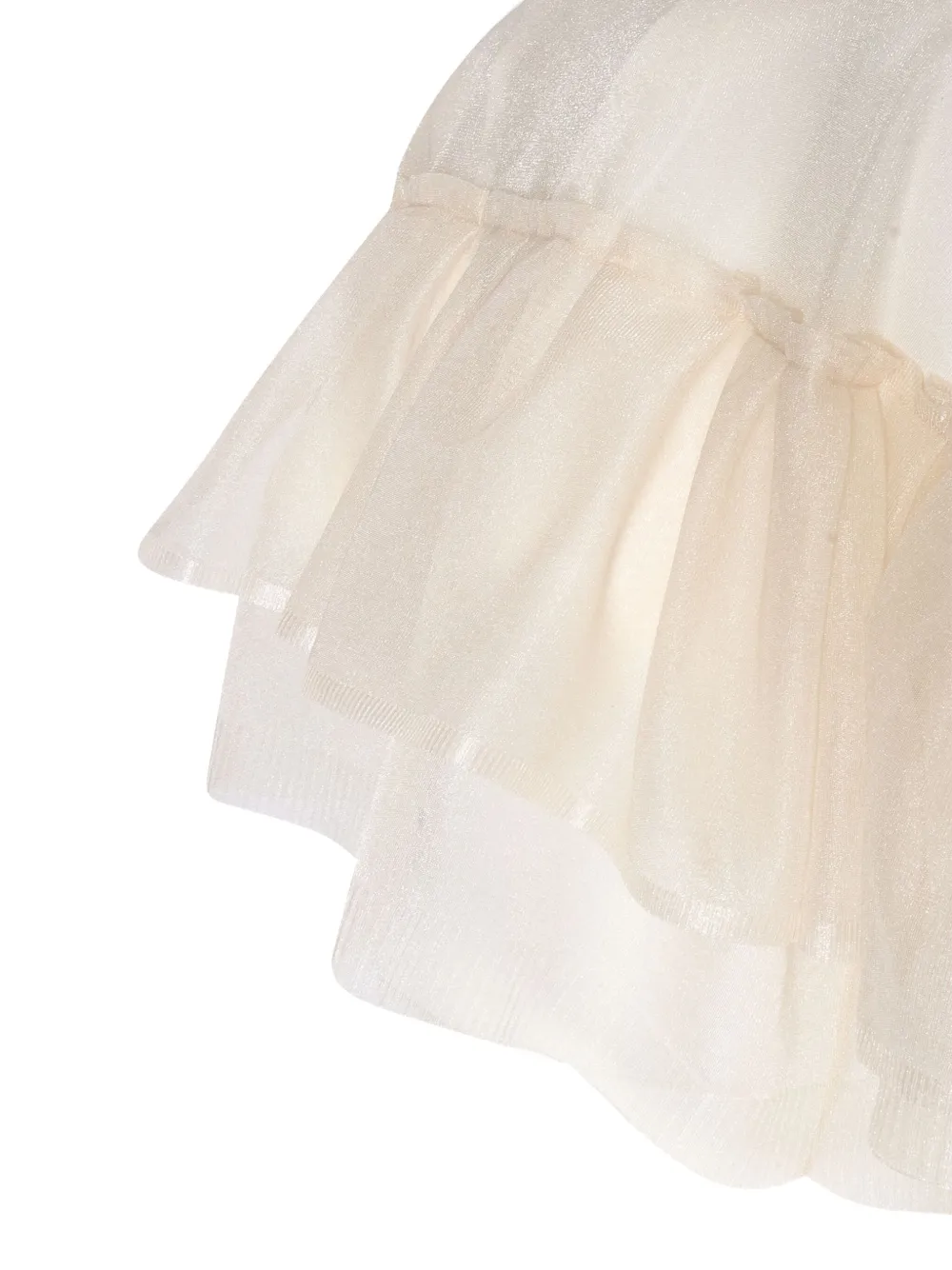 Philosophy Di Lorenzo Serafini Kids T-shirt met ruches Beige
