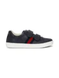 Gucci Kids GG monogram double strap sneakers - Blue