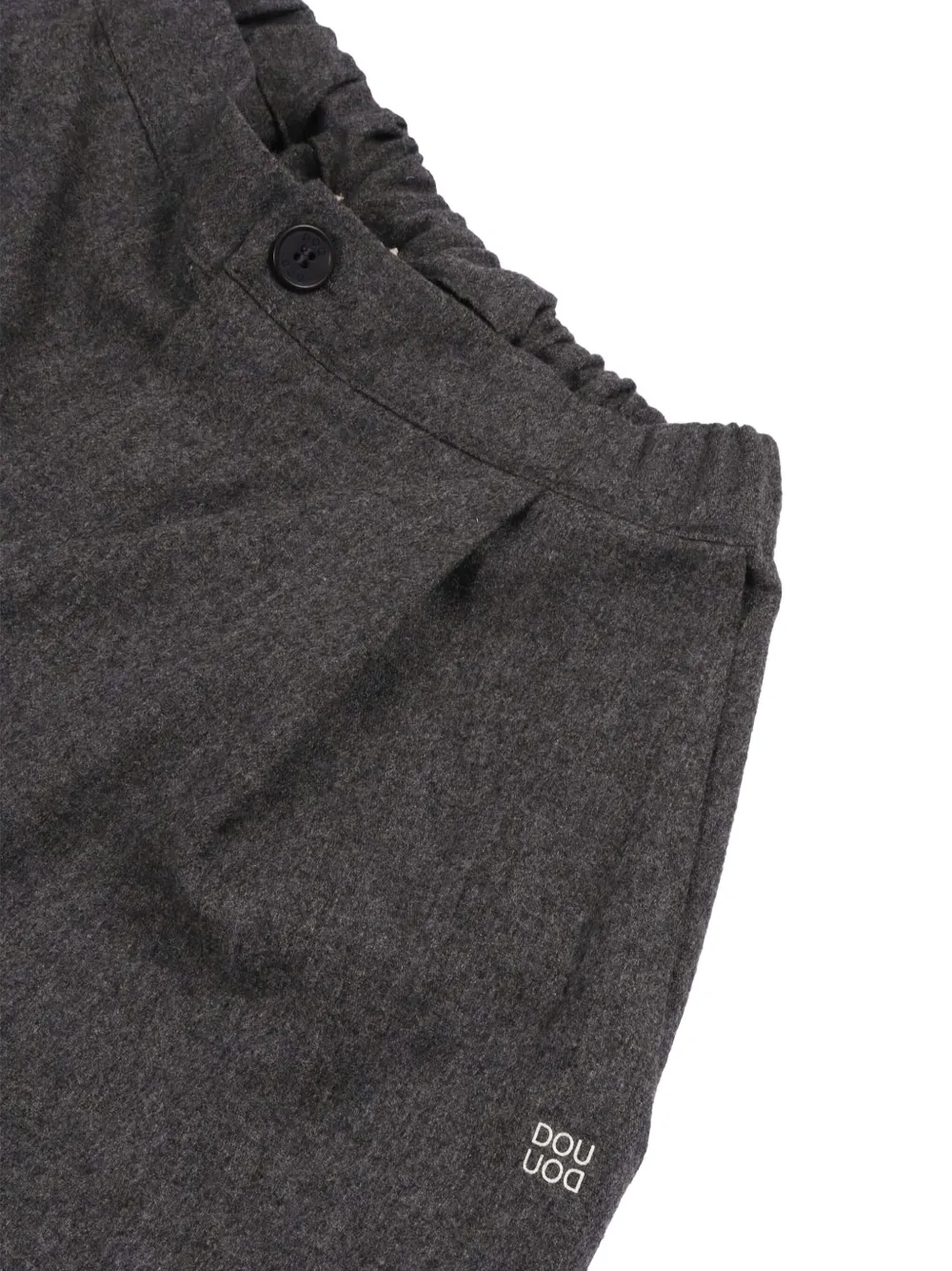 Douuod Kids Broek met geplooide voorkant Grijs