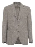 LUIGI BIANCHI MANTOVA three-button blazer - Grey