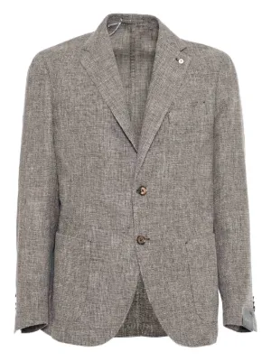 Luigi Bianchi Mantova ナイロン×ウール切替ブルゾン 46 LUIGI BIANCHI MANTOVA – Boutique Jacques International