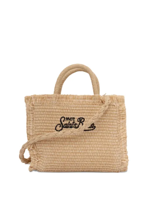 MC2 Saint Barth mini Vanity straw fringed bag