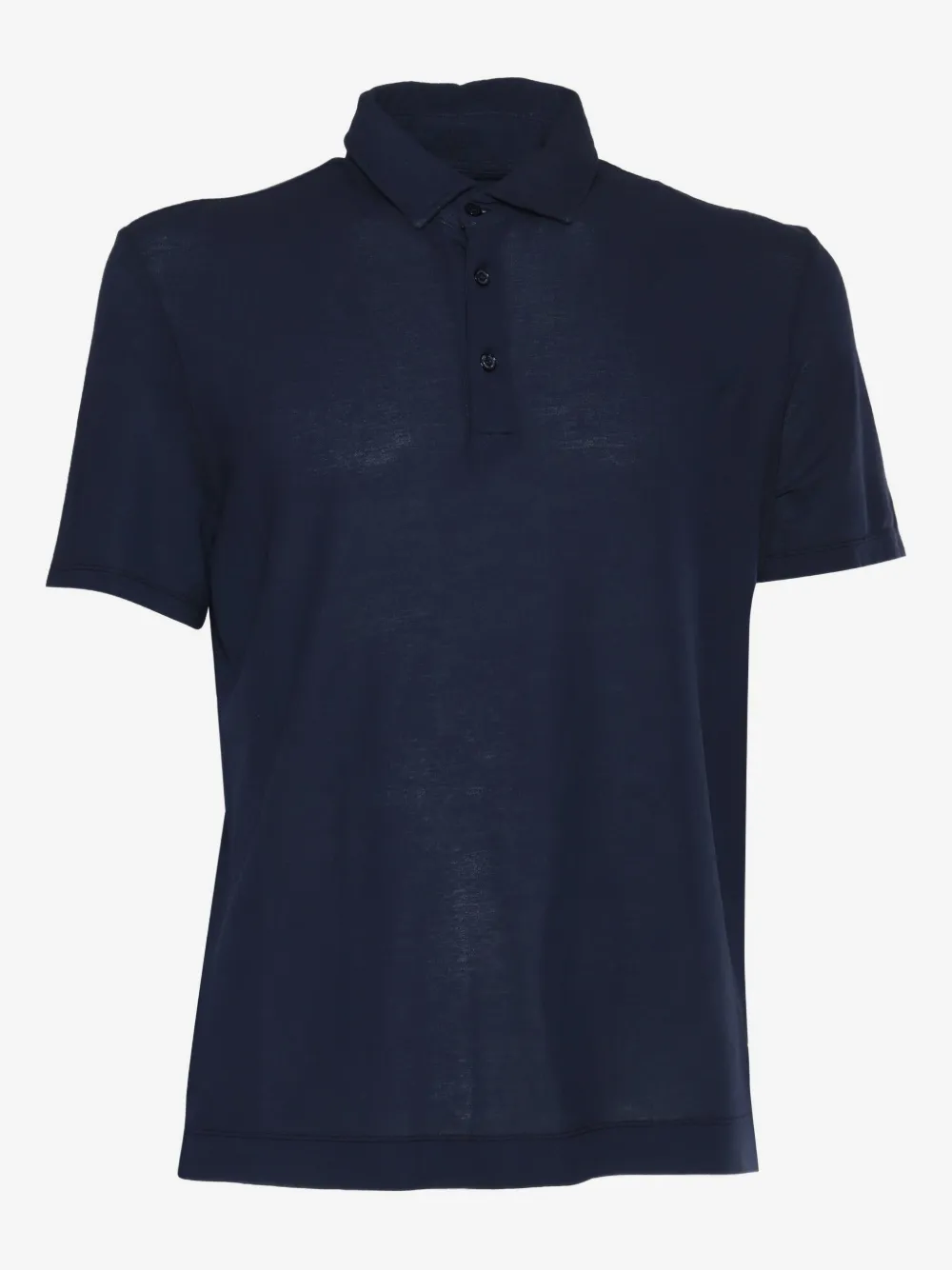 Ballantyne short-sleeve cotton polo shirt | Blue | Image 1