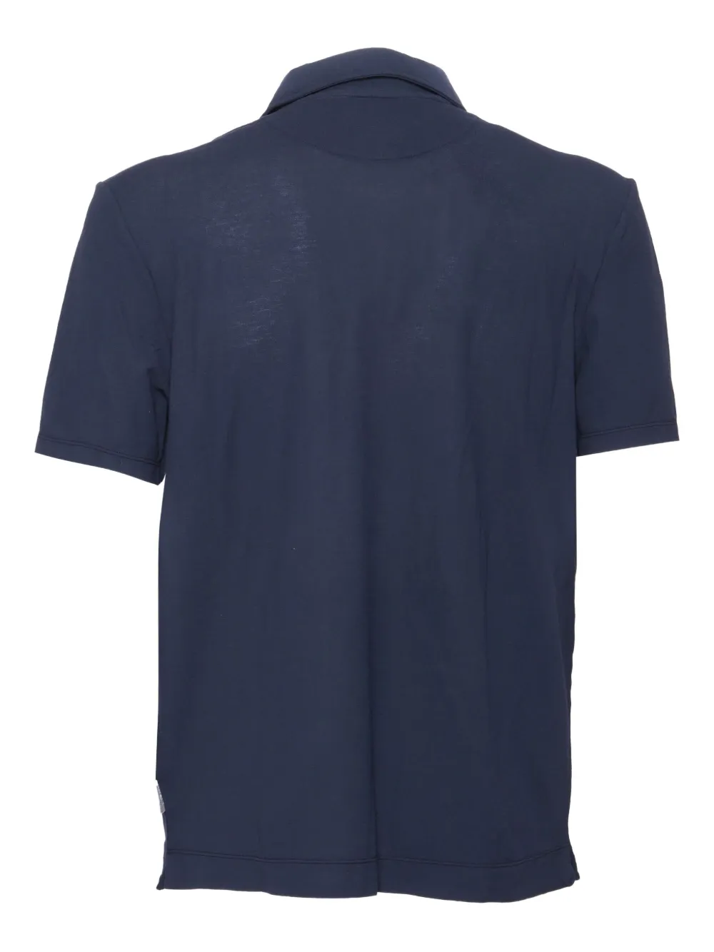 Ballantyne Short-sleeve Cotton Polo Shirt In Blue
