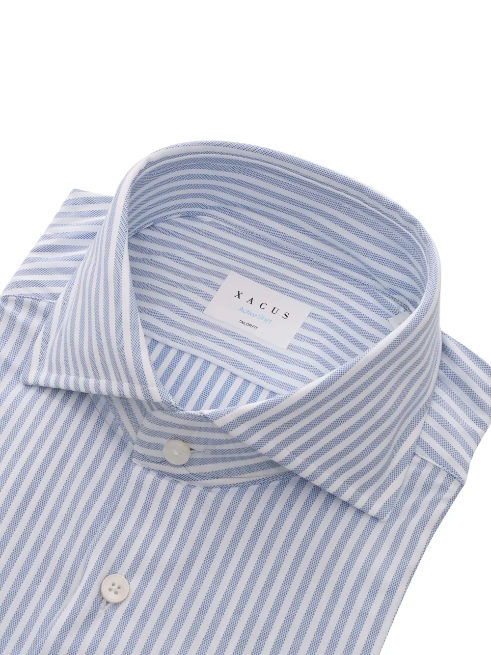 Xacus Gestreept overhemd - Blauw