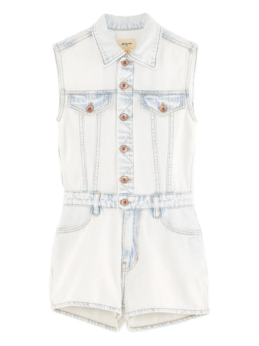 Bellerose Kids sleeveless button-fastening jumpsuit | Blue | Image 1