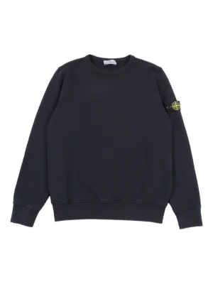 Stone Island Junior ロゴ スウェットシャツ | ピンク | FARFETCH JP