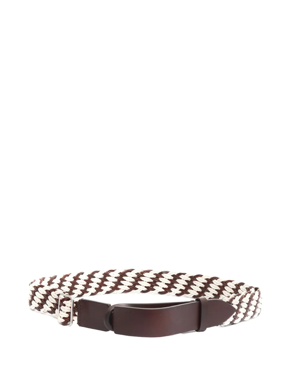 braided leather belt