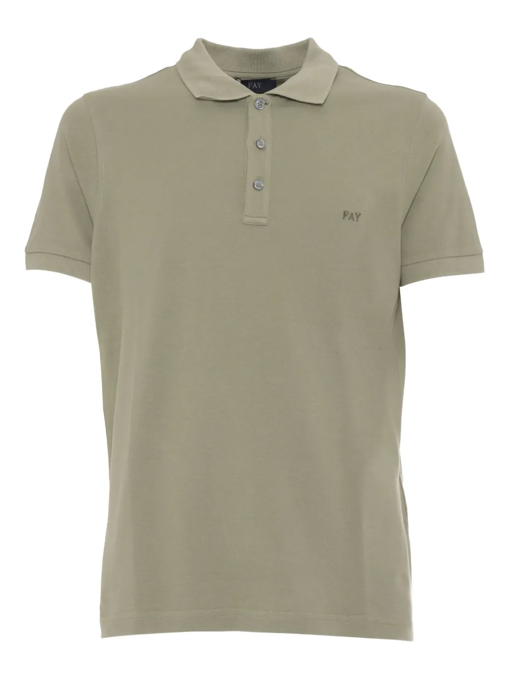 Fay Katoenen poloshirt Groen