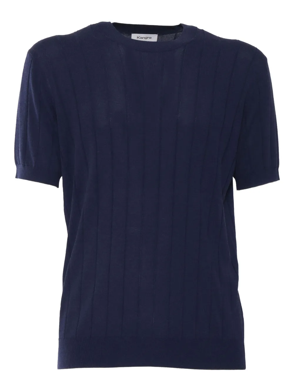 ribbed crew-neck T-shirt