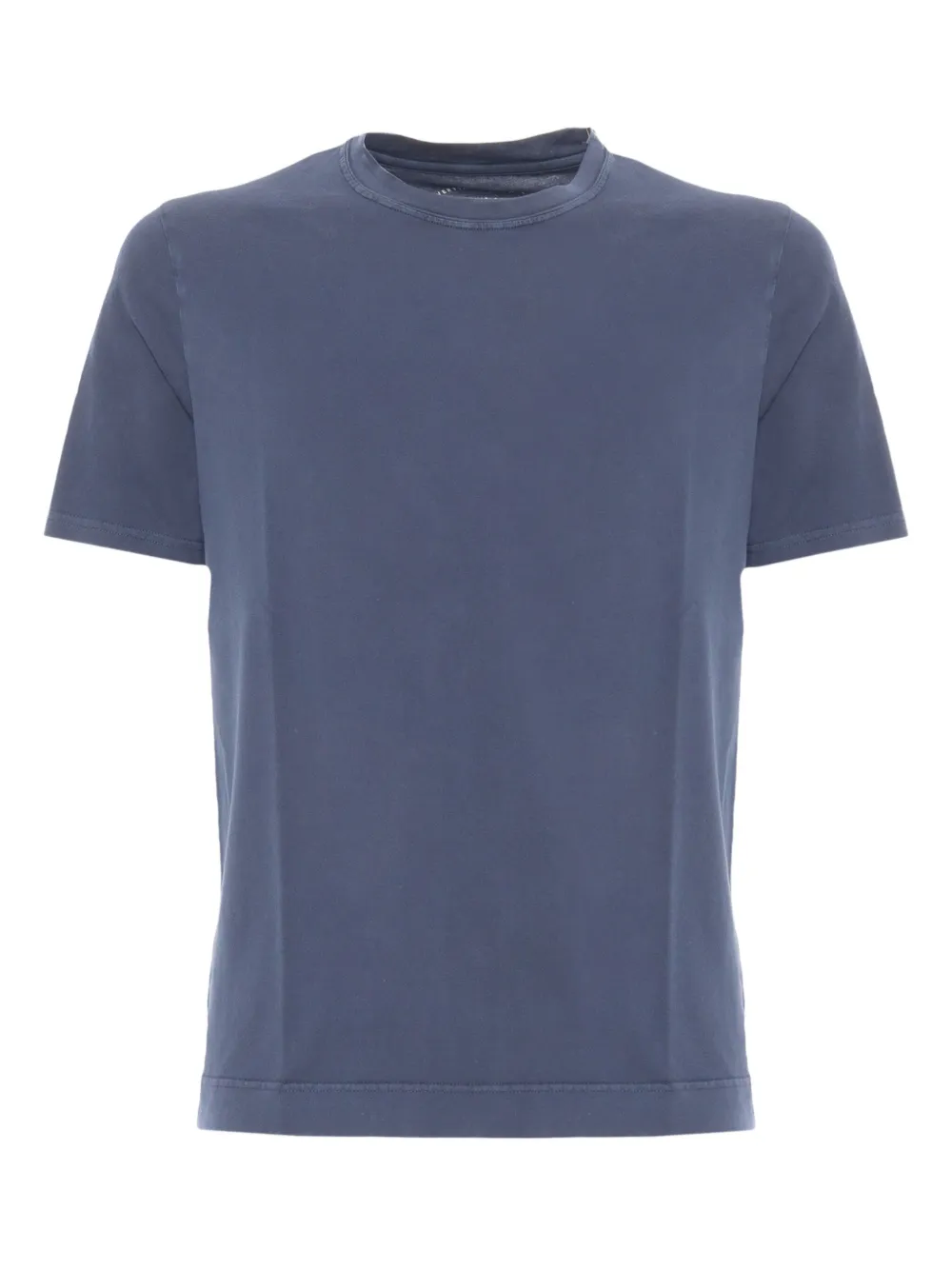 Fedeli Katoenen T-shirt met korte mouwen Blauw