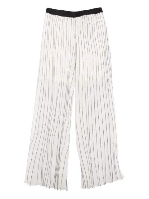 Liu Jo Kids pleated striped trousers