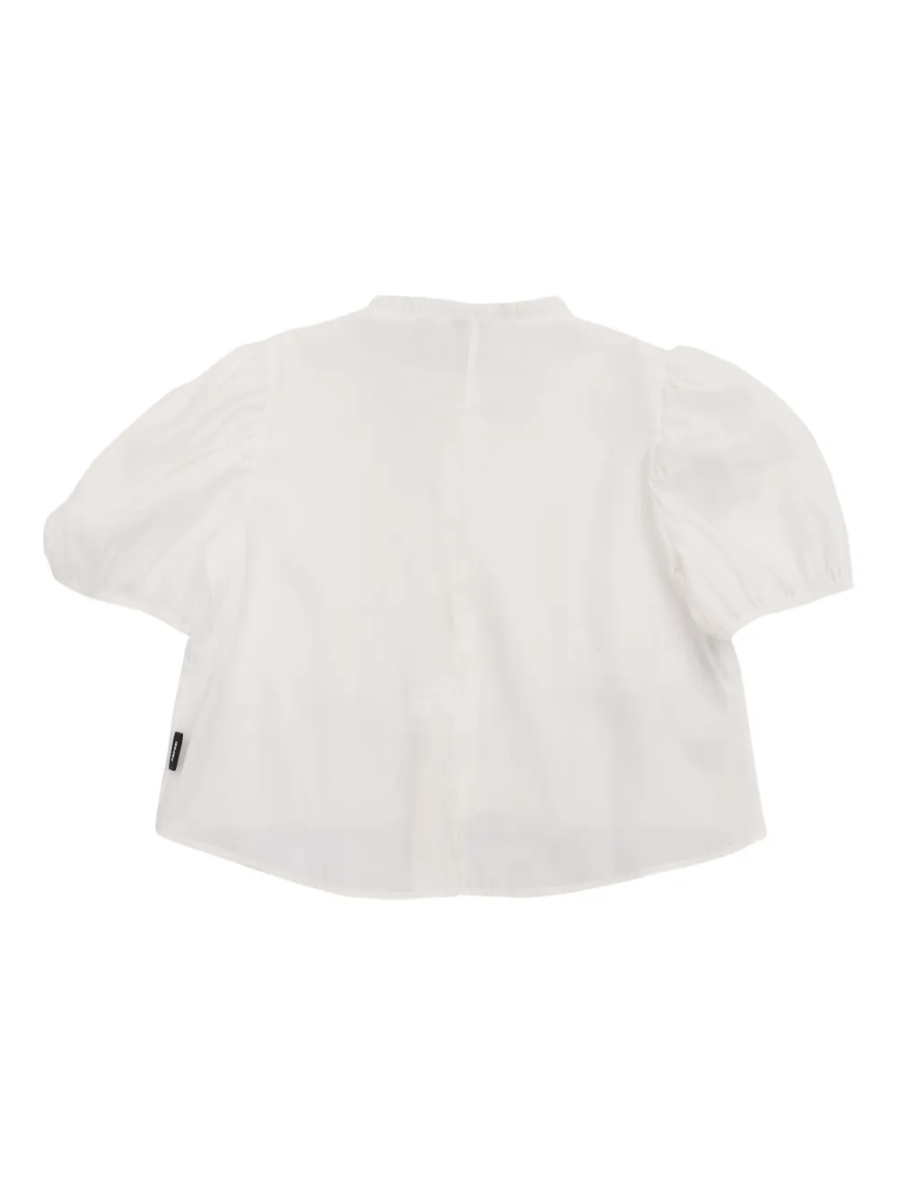 Aspesi Puff-sleeve Button-up Blouse In White