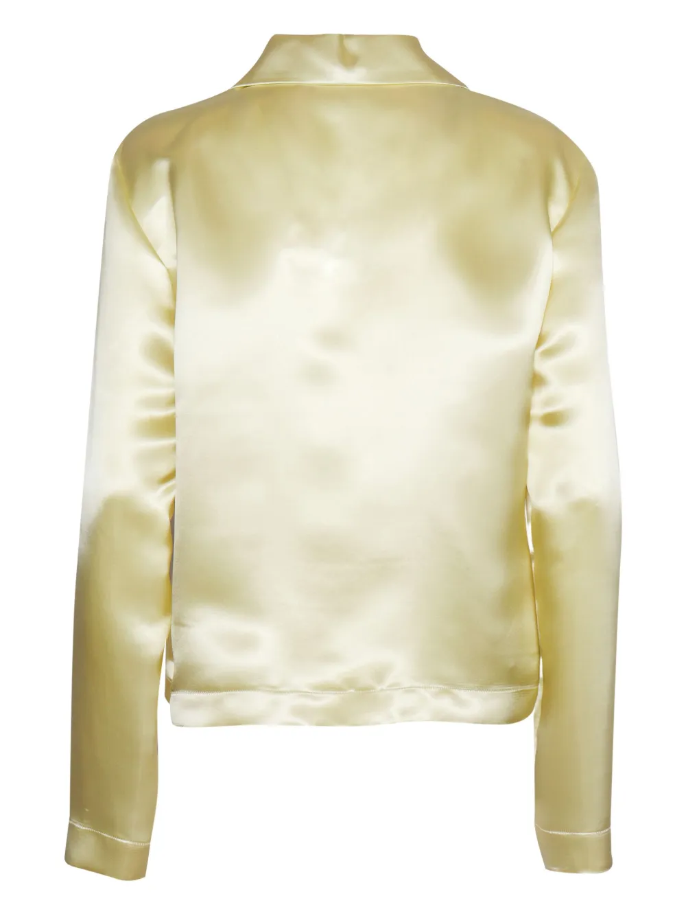 Philosophy Di Lorenzo Serafini Satijnen blouse - Geel