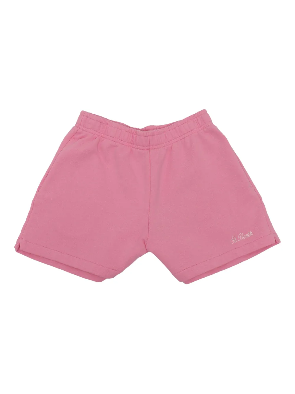 MC2 Saint Barth Kids Shorts met geborduurd logo Roze