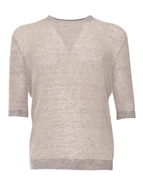 Ballantyne waffle-knit short-sleeved T-shirt