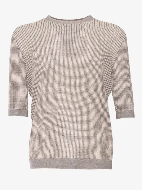 Ballantyne waffle-knit short-sleeved T-shirt