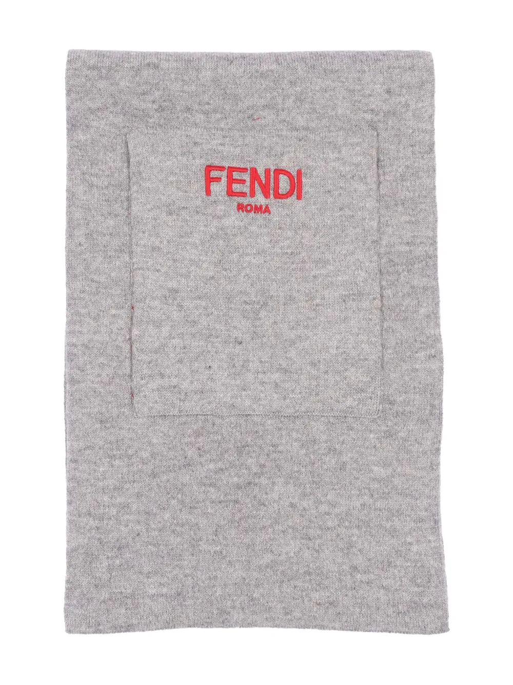 Fendi Kids logo-pattern reversible scarf - F0WZ4 Fendi Kids logo-pattern reversible scarf - F0WZ4