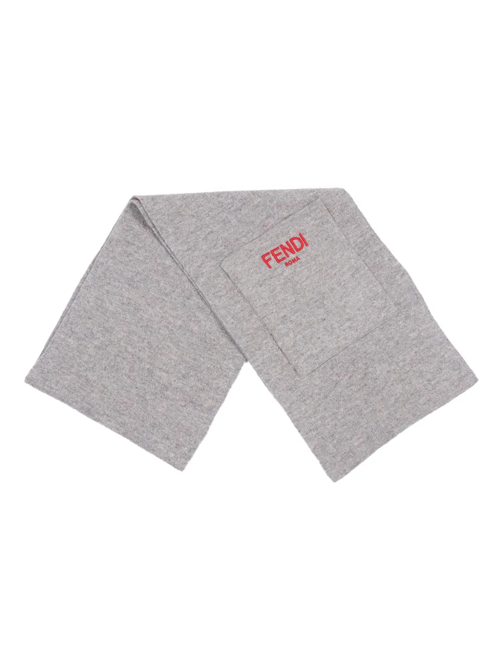 Fendi Logo-pattern Reversible Scarf